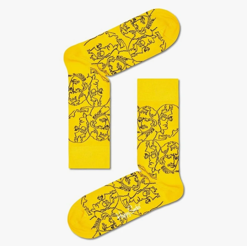 NWT Unisex The Beatles Happy Socks